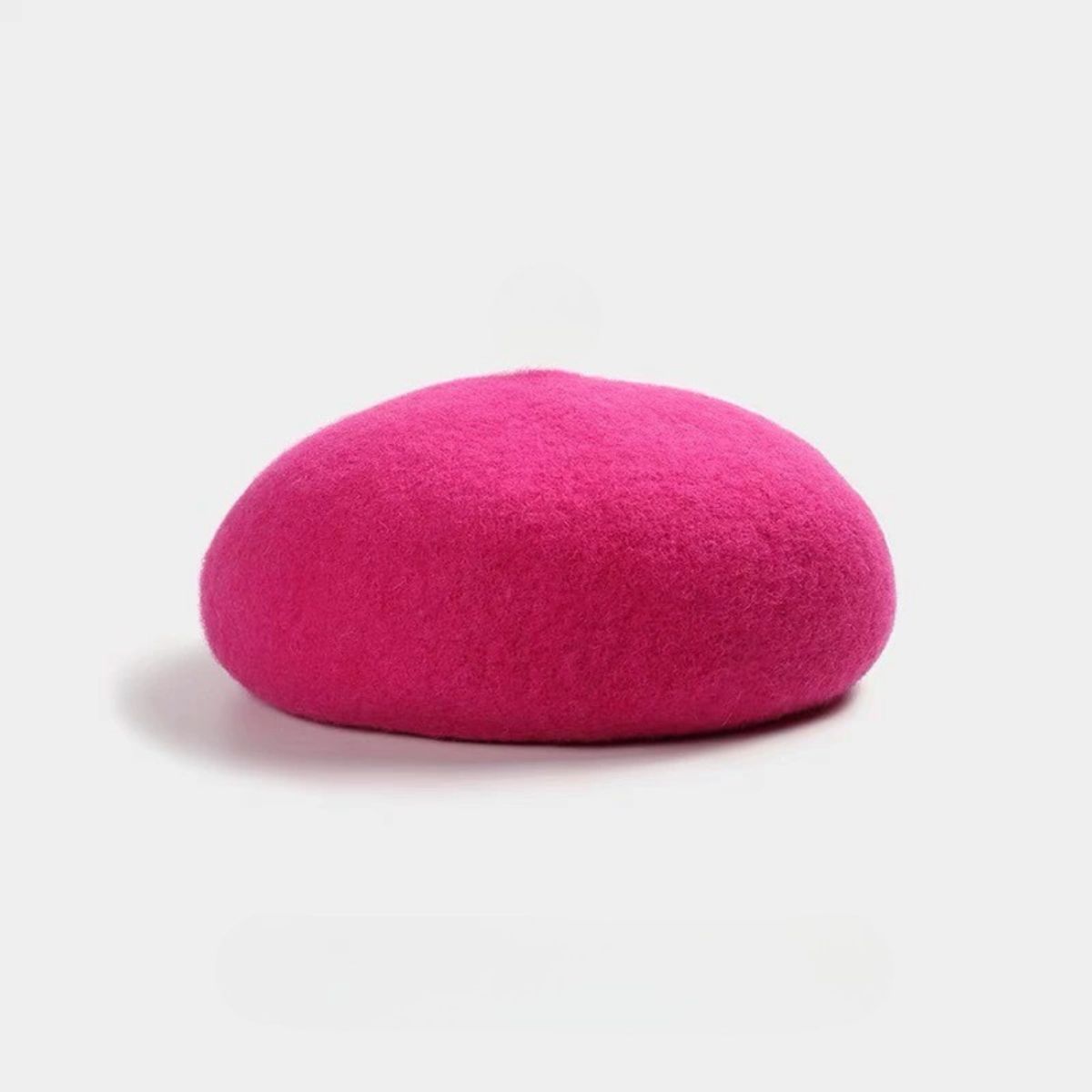 KAST PE - Boina Francesa de Lana para Mujer  Fucsia