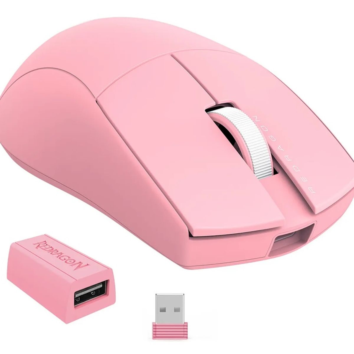 REDRAGON - Mouse Redragon  Rosado M916 K1NG PRO 1K Hz Inalambrico