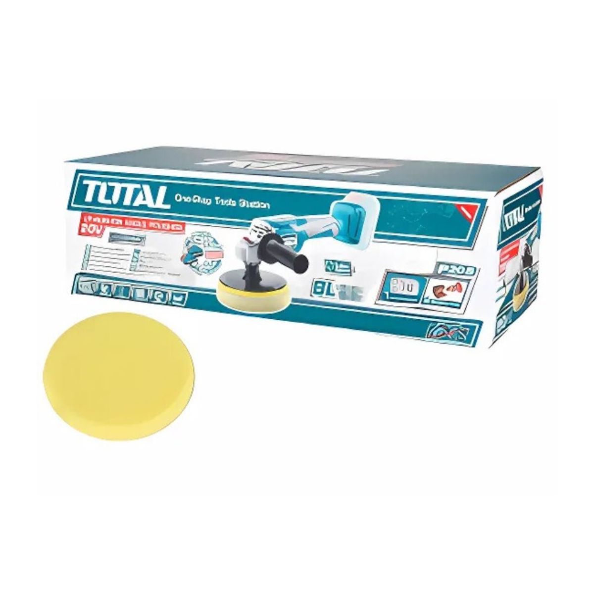 TOTAL TOOLS - Pulidora Angular LI-ION 20v Pantalal LSD 150MM - TAPLI2001
