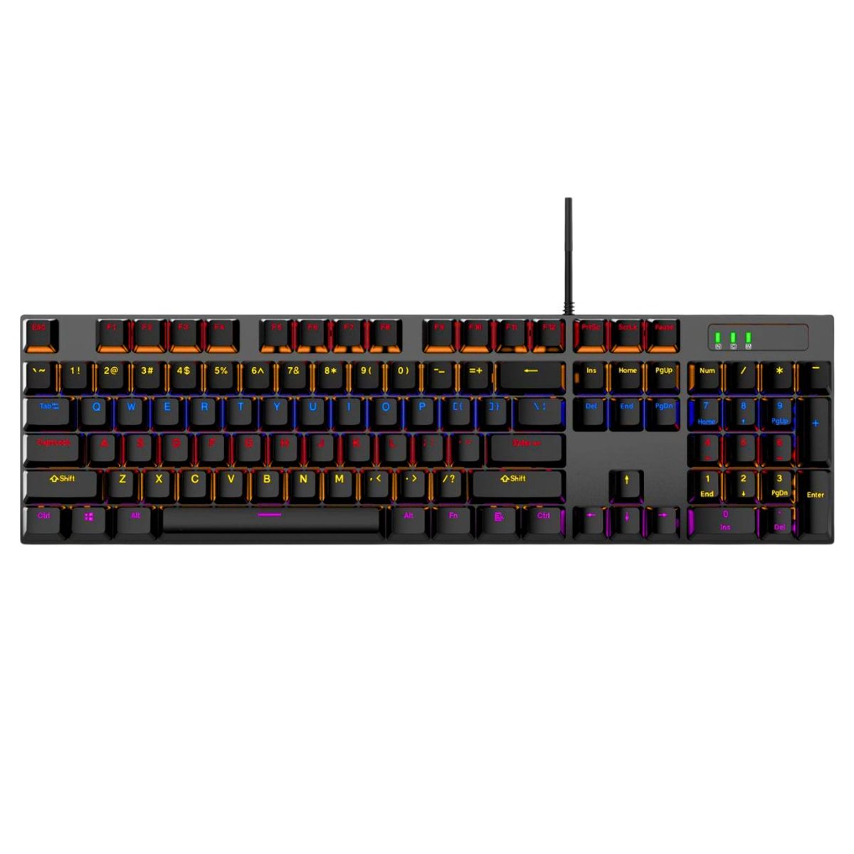 SEISA - Teclado Mecánico Gamer RGB 104 Teclas con Anti-Ghosting 26