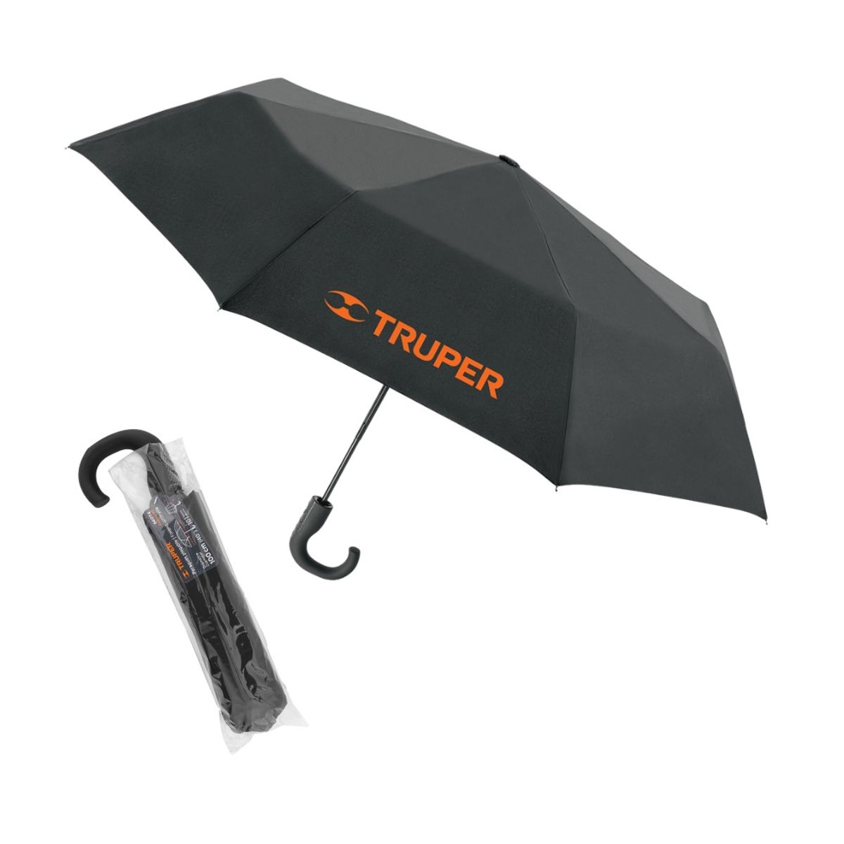 Truper - Paraguas Compacto de Diametro 100 cm Impermeable Truper PARAG-95