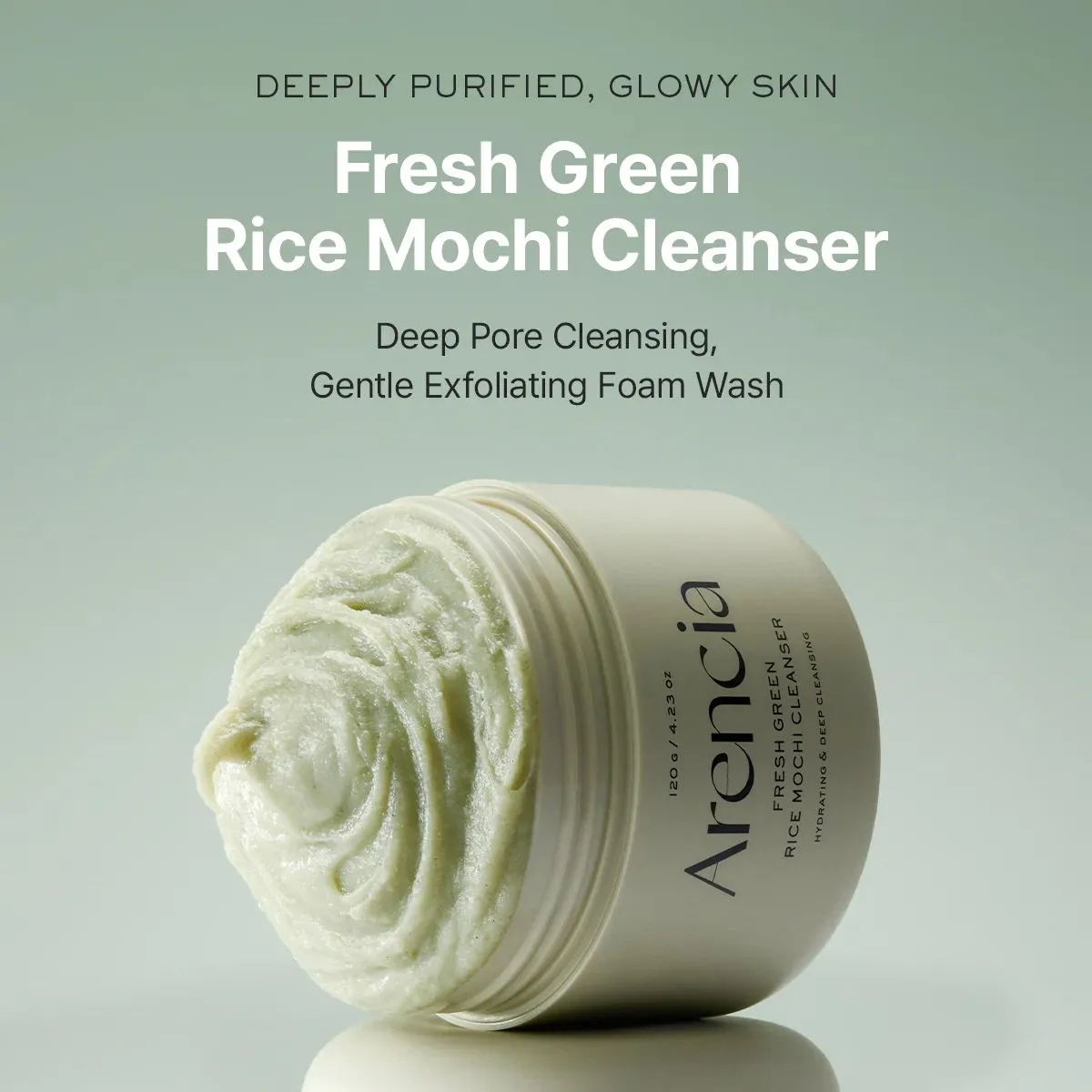 GENERICO - Arencia Fresh Green Rice Mochi Cleanser 120g Limpiador Facial