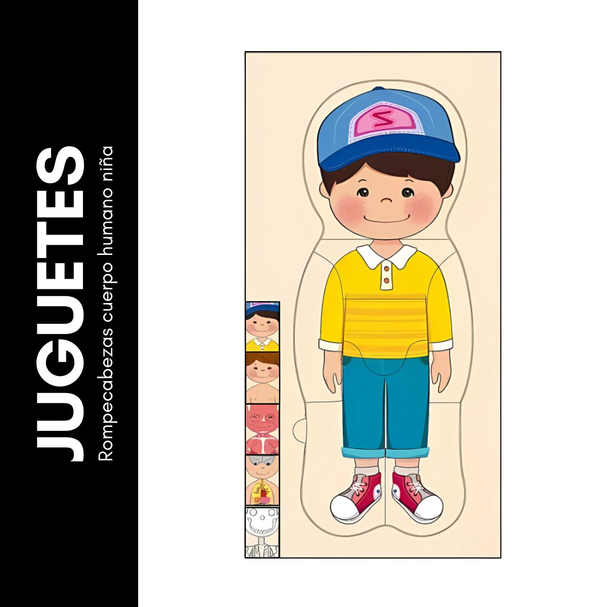 GENERICO - Rompecabezas cuerpo humano niño