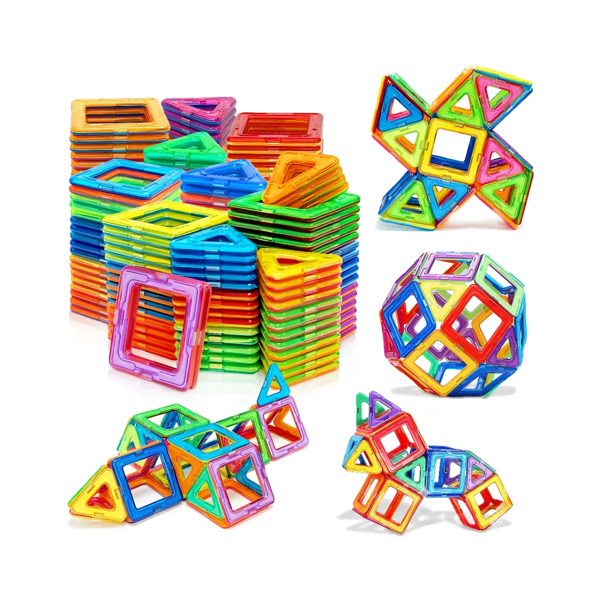 GENERICO - Magic Magnético Bloques de Construcción Imantado  14 Piezas