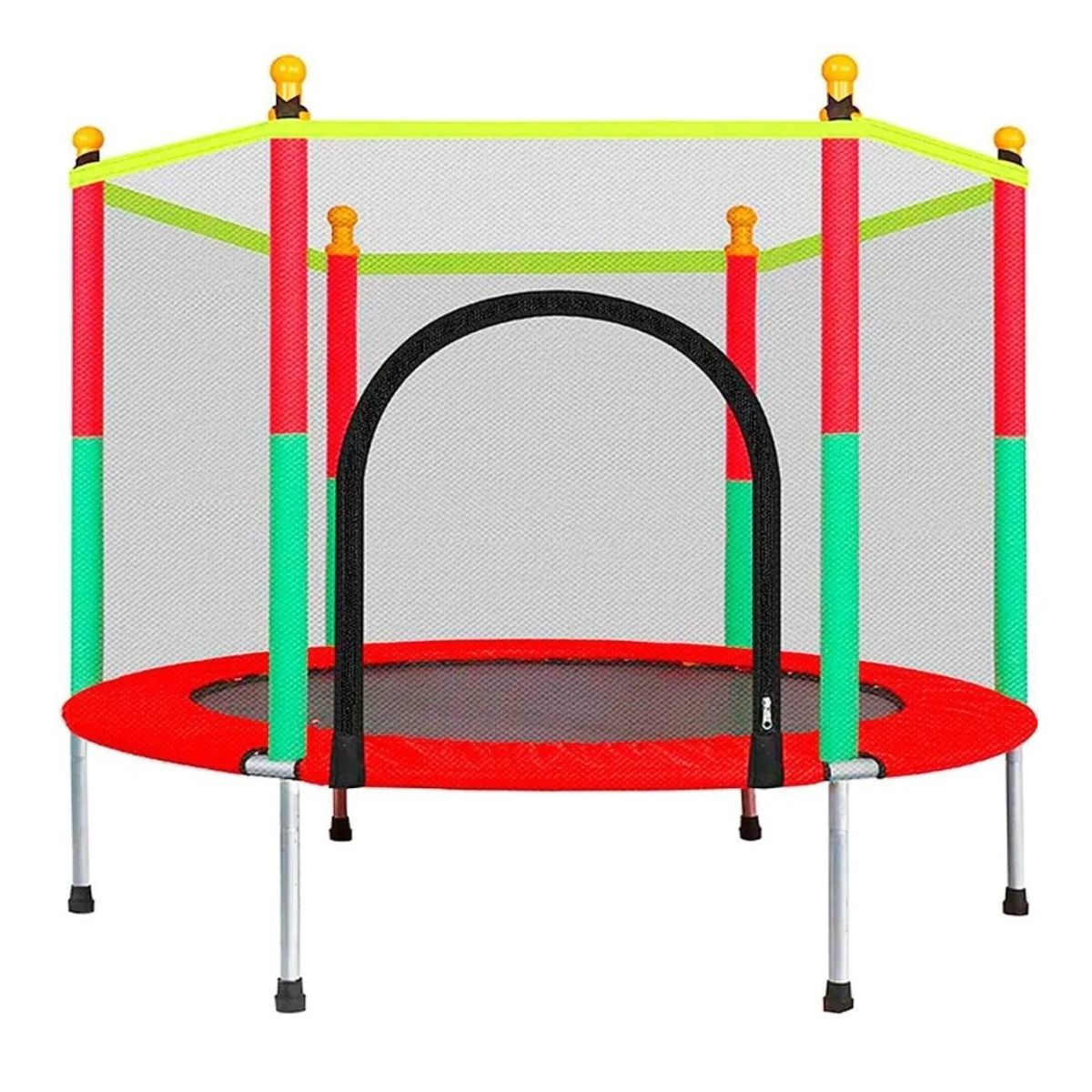 GENERICO - Trampolín Infantil con Malla de Seguridad 140 cm para Interior y Exterior