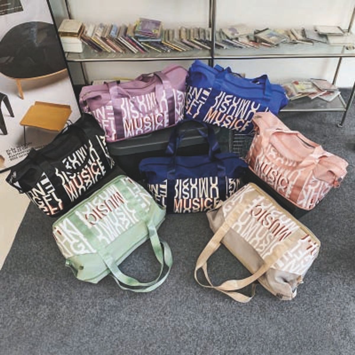 GENERICO - BOLSO EXPANDIBLE MUSIC VERDE