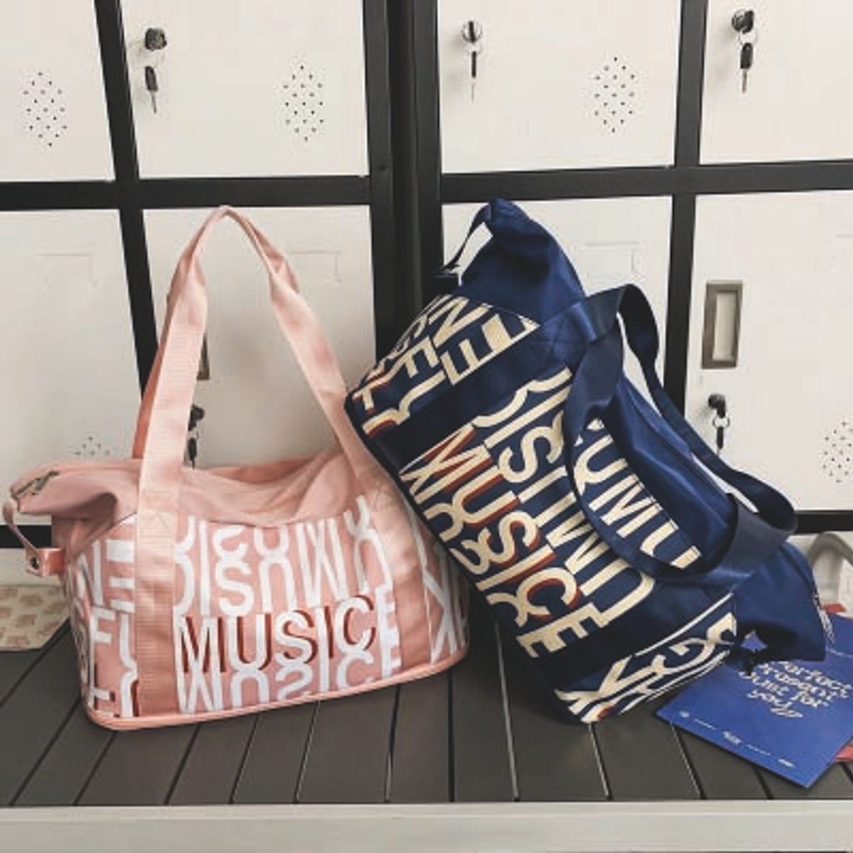 GENERICO - BOLSO EXPANDIBLE MUSIC MELÓN