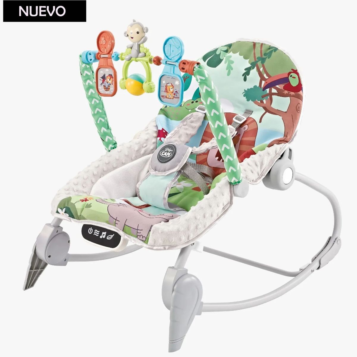 GENERICO - Silla Mecedora Baby Bouncer con Bluetooth Verde