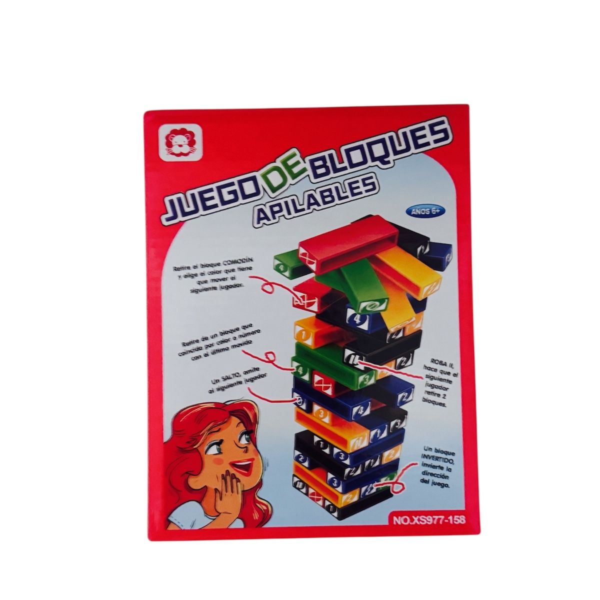 GENERICO - Mini Juego de Bloques Apilables Divertido y Educativo para Niños y Adultos