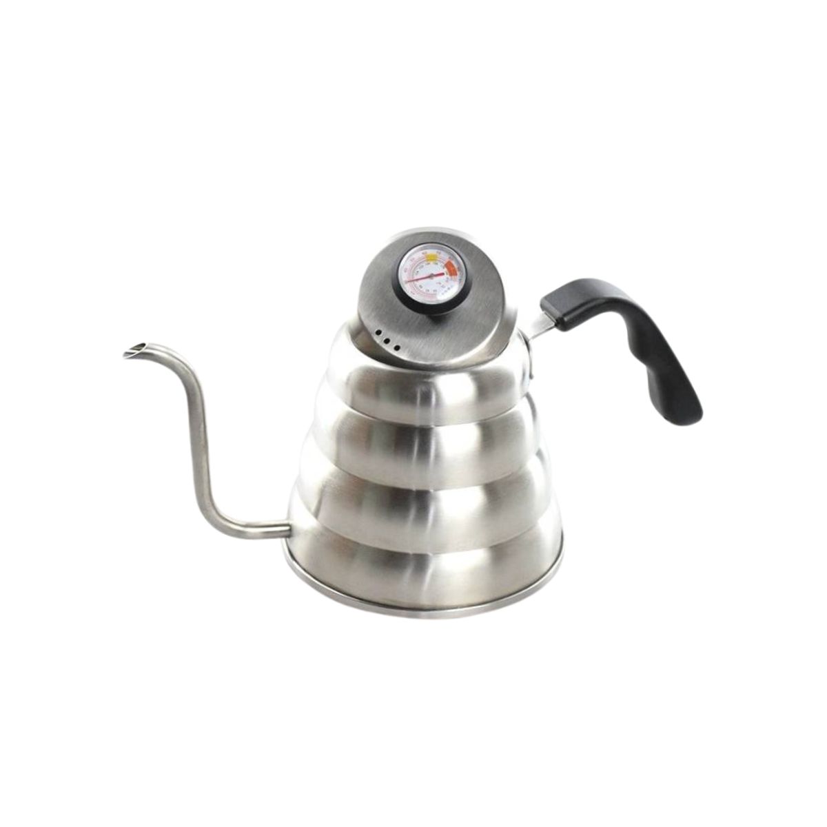 GENERICO - Tetera cuello cisne con termómetro 1.2 Lt Wallace