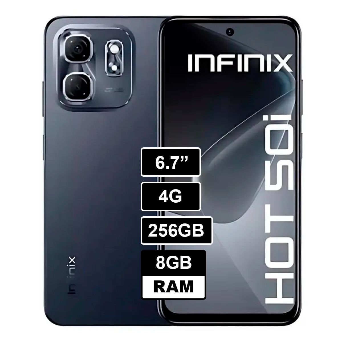 INFINIX - Hot 50i 256GB 8GB RAM NEGRO