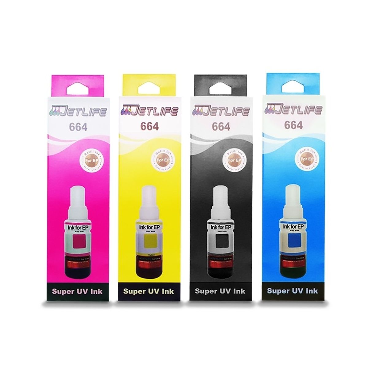 JETLIFE - Tinta epson KIT Jet life 664 - COMPATIBLE
