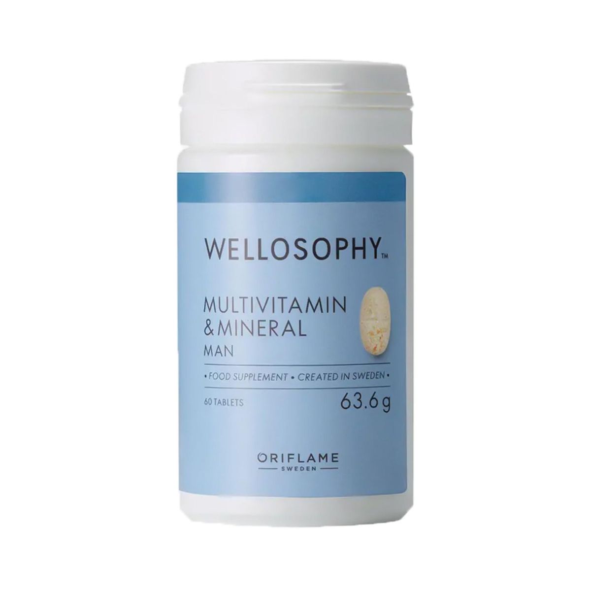 ORIFLAME - Multivitamínico Extracto Granada Hombre 60 Tabletas Wellosophy