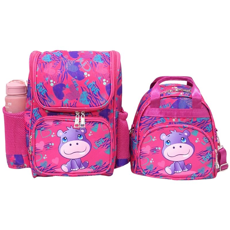 KENGAR - Kit Mochila - Lonchera Larry Kids Kengar Diseño Niña