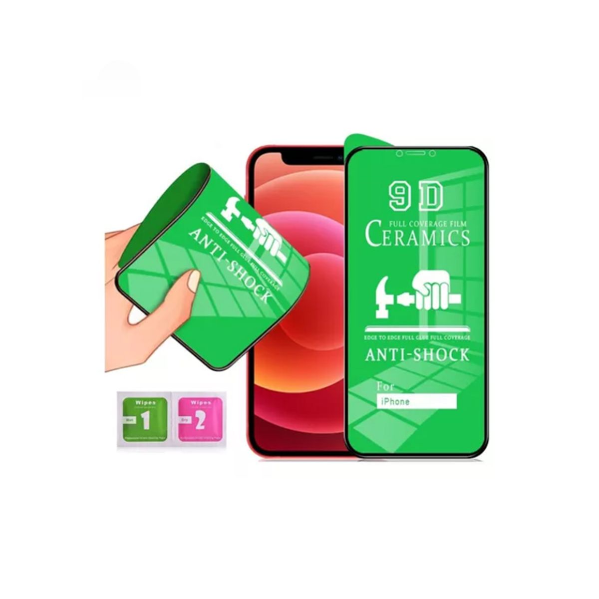 GENERICO - MICA DE CERÁMICA BRILLATE IPH 13 - 14 - 13 PRO - 16E