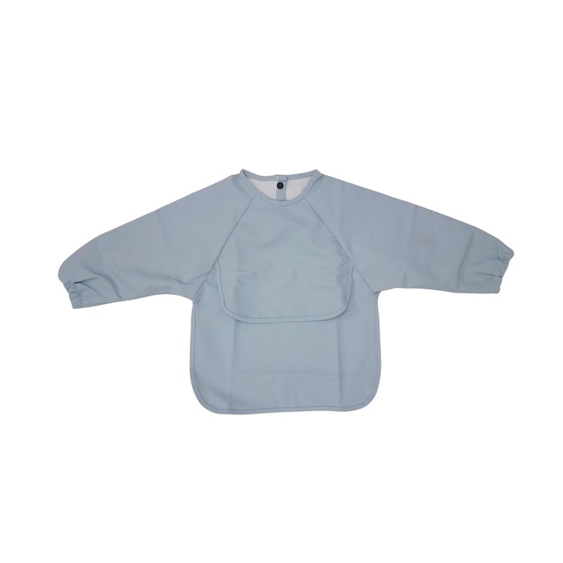 GENERICO - Babero impermeable manga larga - Azul