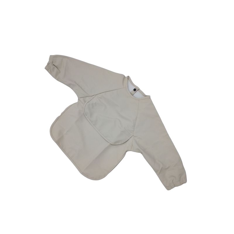 GENERICO - Babero impermeable manga larga - Beige