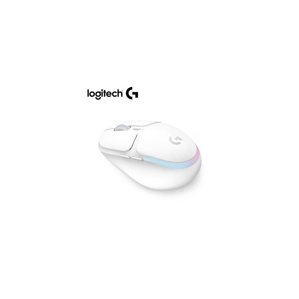 LOGITECH - Mouse Logitech G705 Lightspeed Wireless RGB Blanco - Alta velocidad y