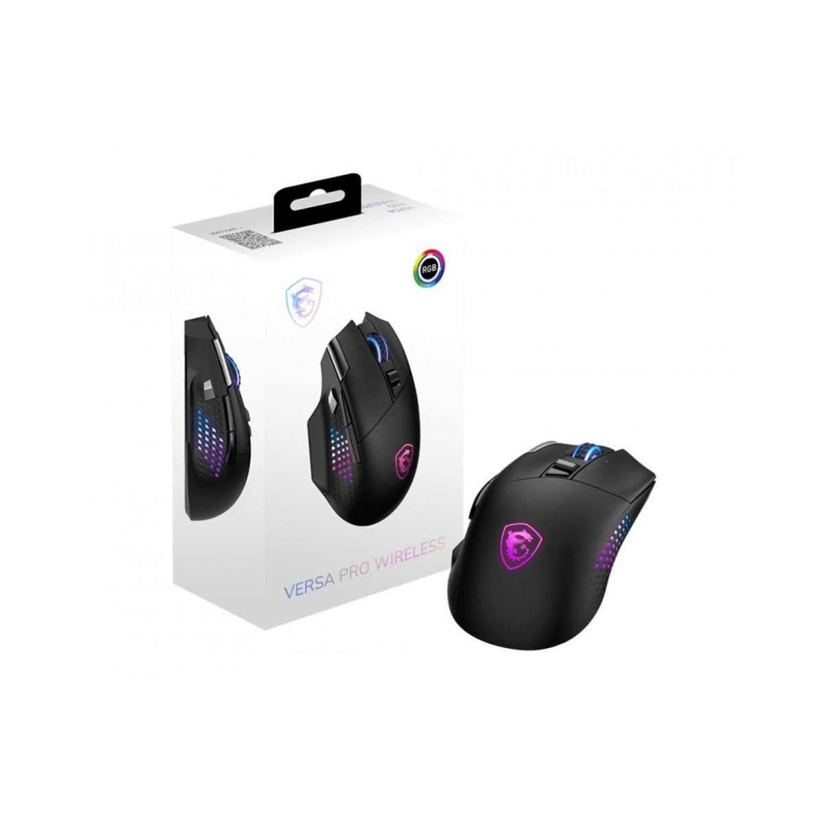 MSI - MSI VERSA PRO Mouse Gaming Inalámbrico RGB Bluetooth Precisión y Est