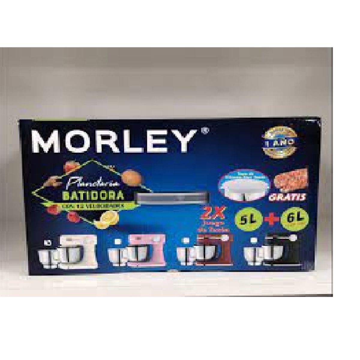 MORLEY - Batidora Profesional Morley Planetaria 6.L Negro 2500 Watts