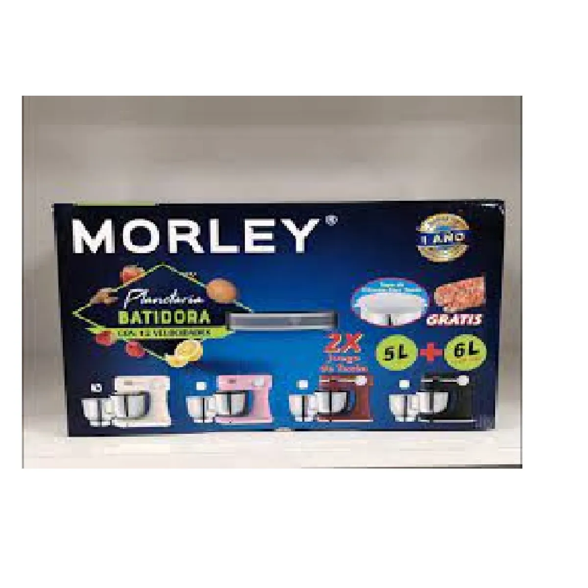 MORLEY - Batidora Profesional Morley Planetaria 6.L Negro 2500 Watts