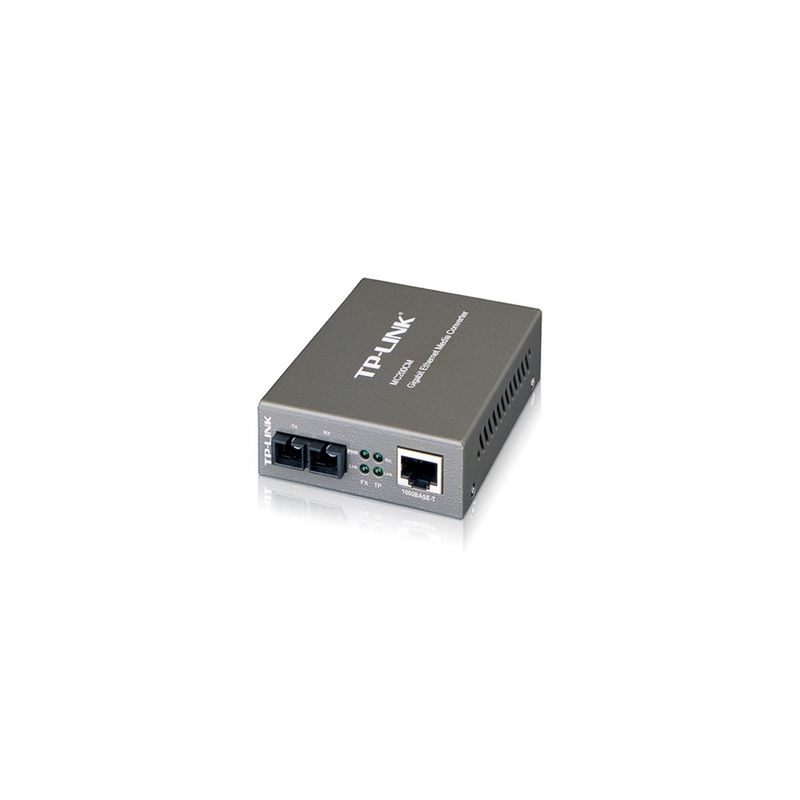GENERICO - Convertidor Fibra Óptica TP-Link RJ45 a Multimodo SC  Conexión Rápid