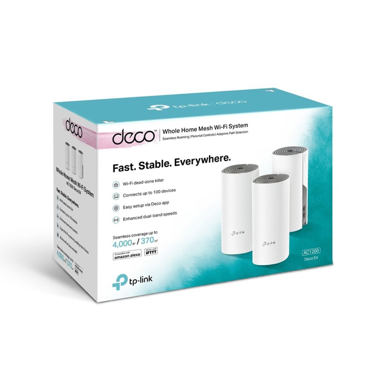 GENERICO - Sistema Wifi Mesh Tp-Link 300Mbps Doble Banda 2.4/5Ghz - Pack De 3 Para Cobertura Perfecta