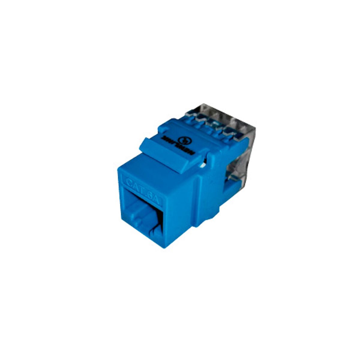 NEWLINK - Keystone Jack Cat6A Newlink Azul - Alta Velocidad Conectividad Mejor