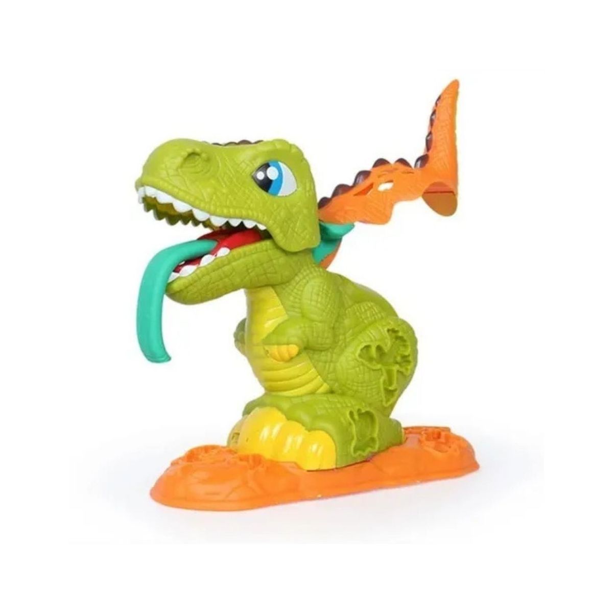 GENERICO - Set Didáctico Dinosaurio con Moldes y Plastilinas para Niños