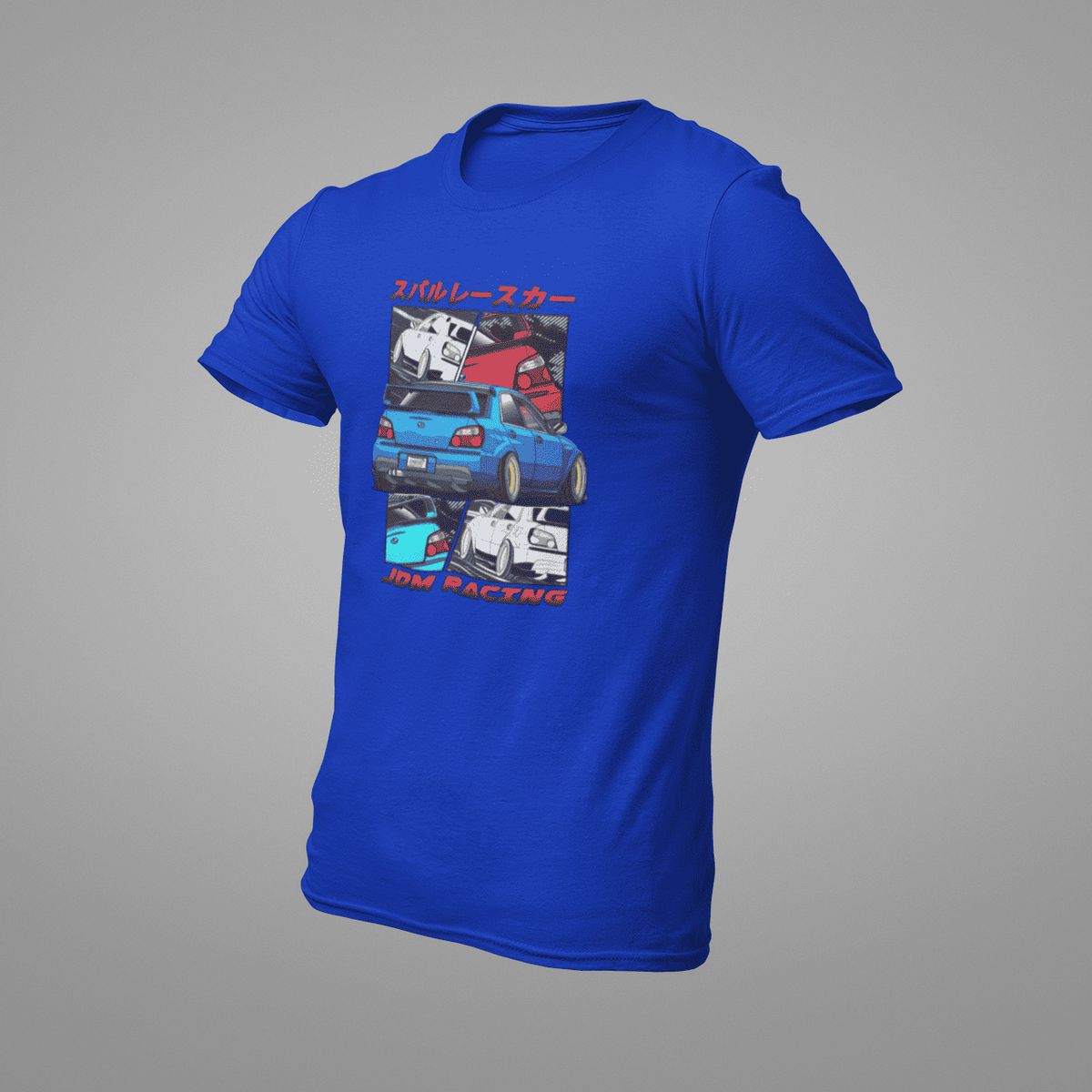 GENERICO - Polo Camiseta Hombre Auto Carreras Rally Impreza WRX Algodon