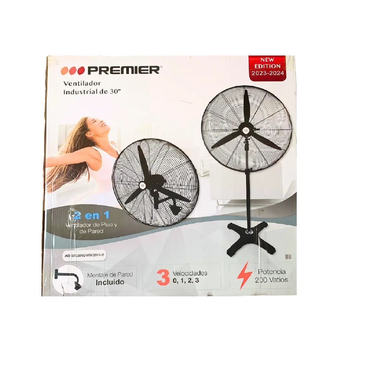 MASTER - Ventilador Industrial Premier 30 Pulgadas 200 Watts Original