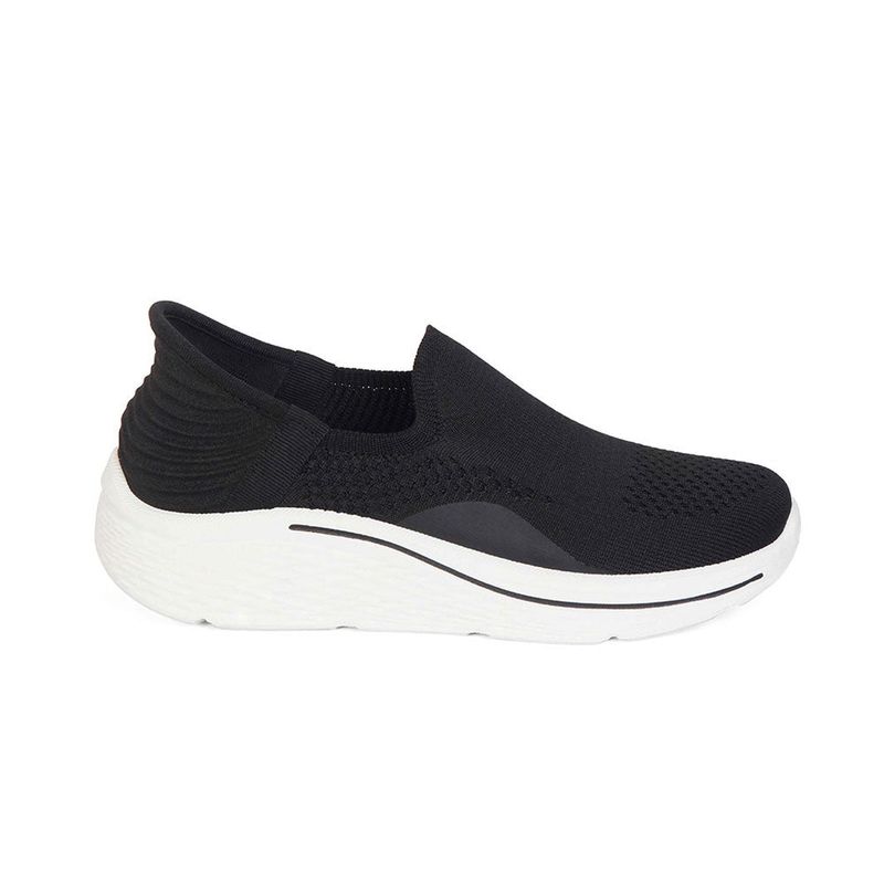 STHEF - ZAPATILLA MUJER STHEF CASUAL NEGRO CON BLANCO 8128