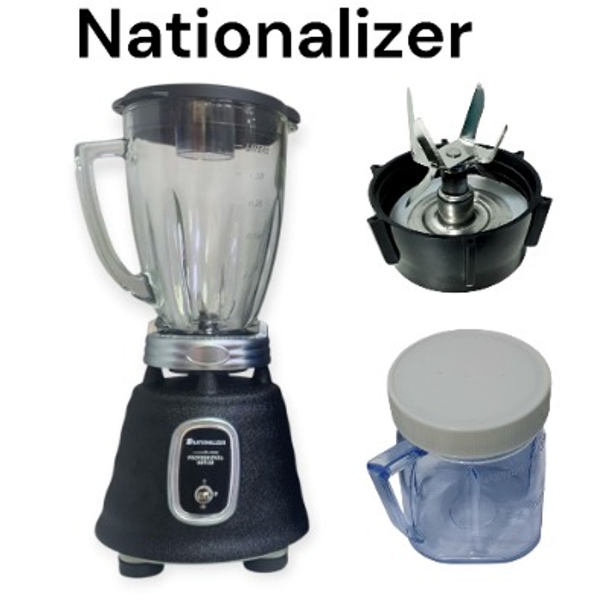 NATIONALIZER - LICUADORA PRO NATIONALIZER 1200W + UN PICATODO