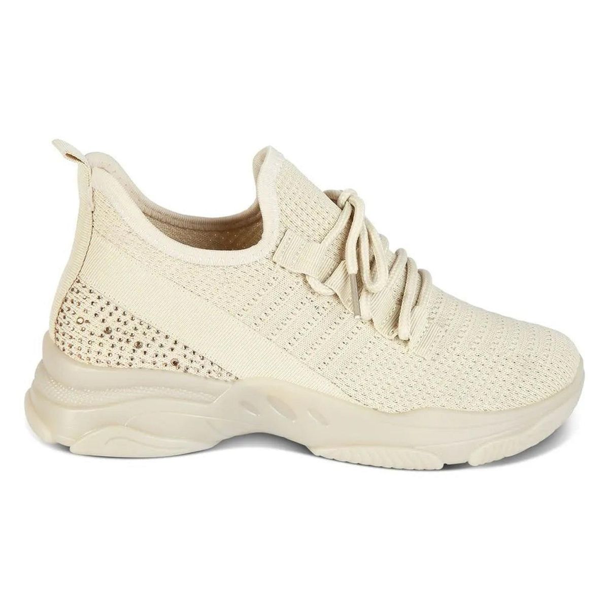 STHEF - Zapatillas Sport Mujer7676 BEIGE-STHEF