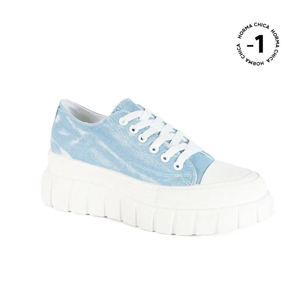 STHEF - ZAPATILLA MUJER STHEF URBANA CELESTE 7560 TXTL