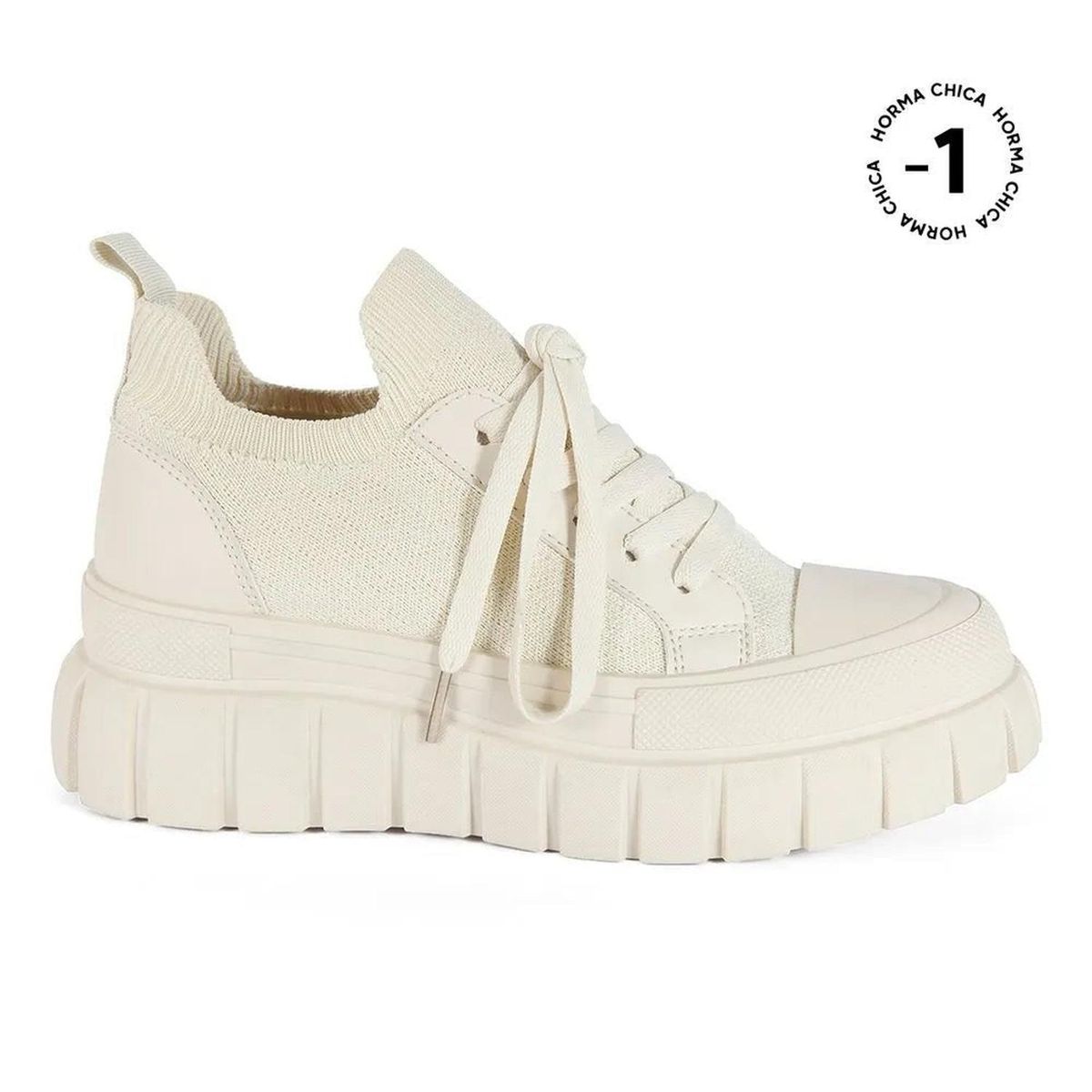 STHEF - ZAPATILLA MUJER STHEF URBANA BEIGE 7561 TXTL