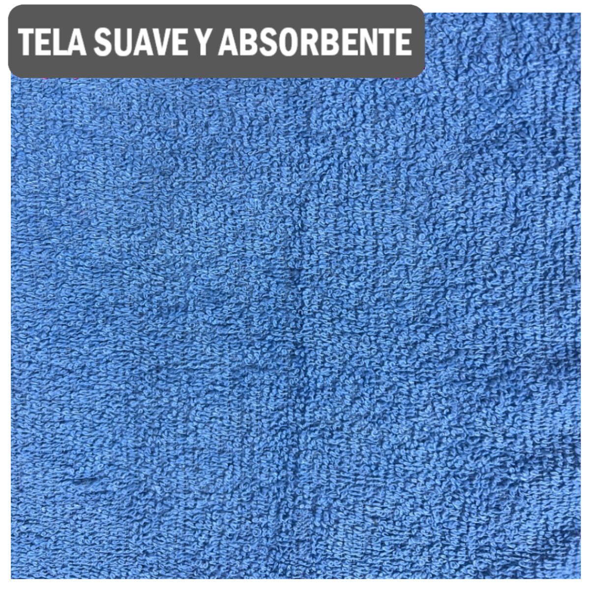 GENERICO - Toalla de cuerpo Celeste - 140x68cm