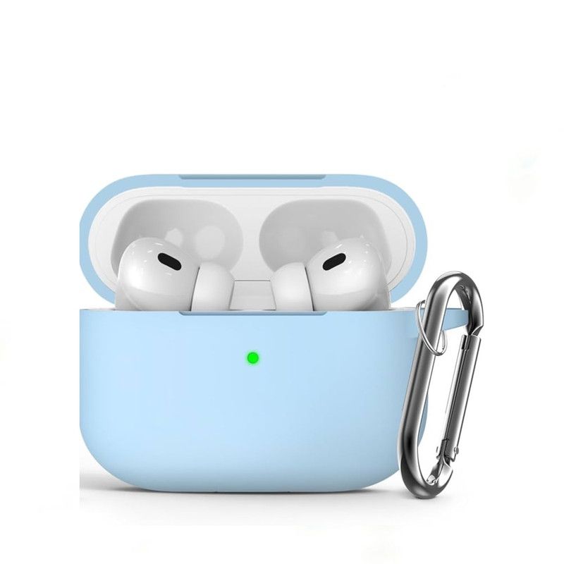 GENERICO - Case Silicona Para Airpods 4 - Celeste