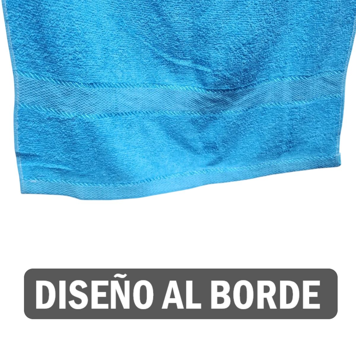 GENERICO - Toalla de baño suave Celeste de140x68cm