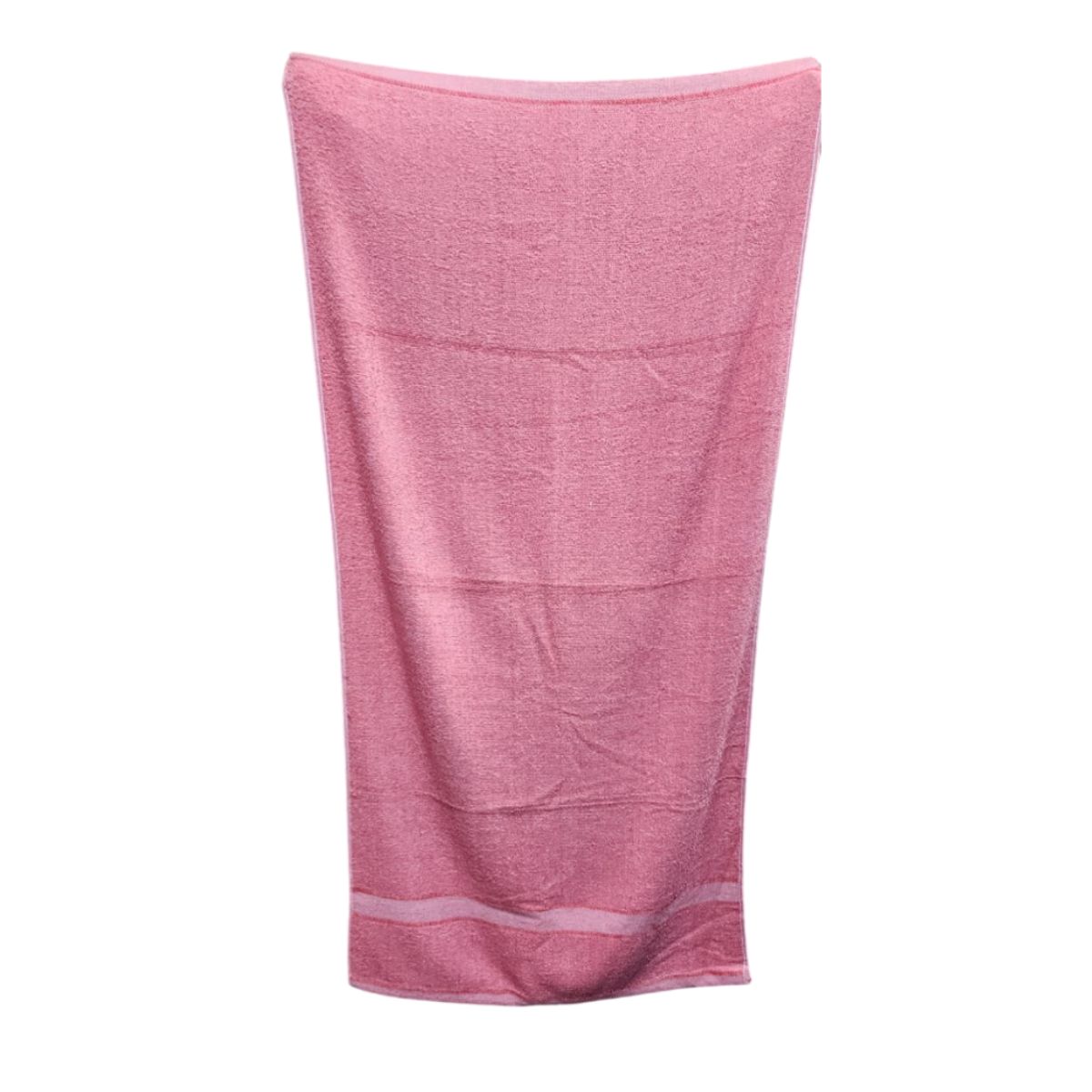 GENERICO - Toalla de baño suave Rojo de 140x68cm