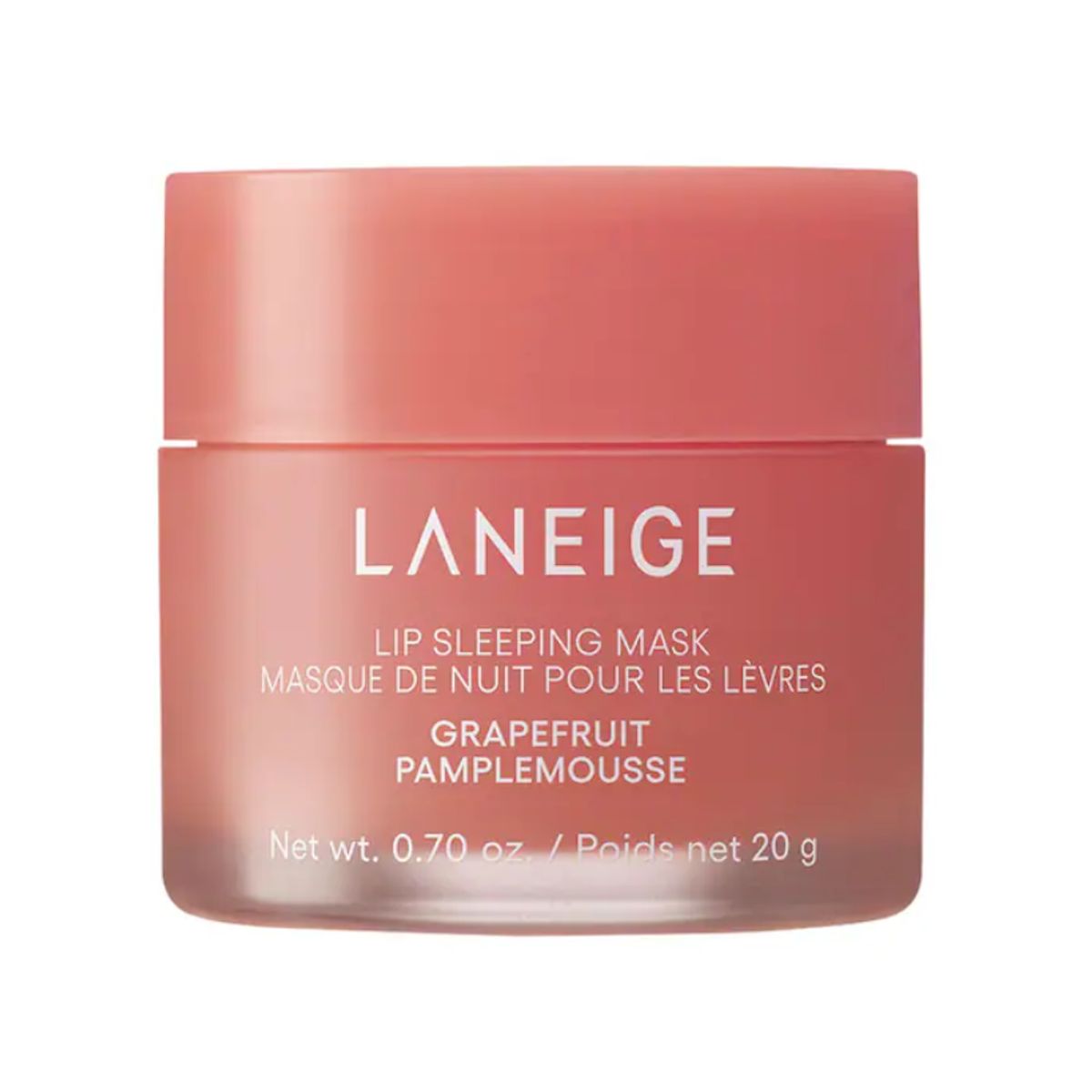 LANEIGE - Mascarilla de Labios Nocturna con Vitamina C - Grapefruit Pamplemousse Laneige