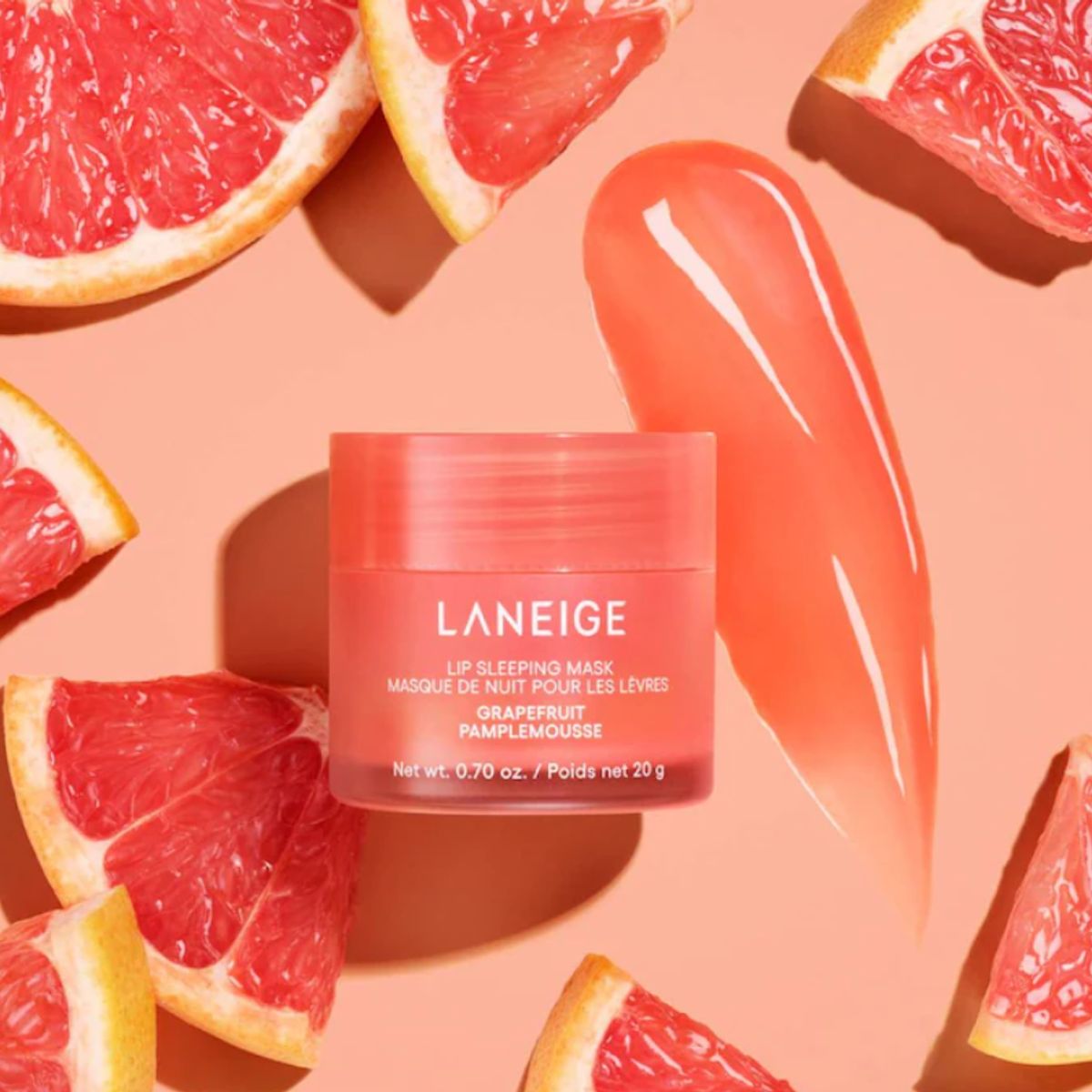 LANEIGE - Mascarilla de Labios Nocturna con Vitamina C - Grapefruit Pamplemousse Laneige