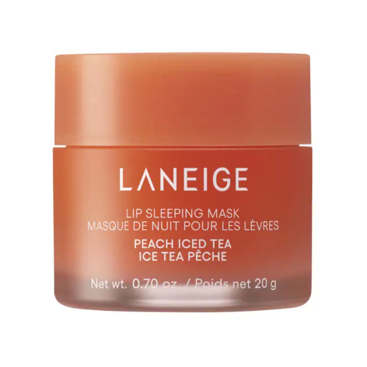LANEIGE - Mascarilla de Labios Nocturna con Vitamina C - Peach Iced Tea Laneige