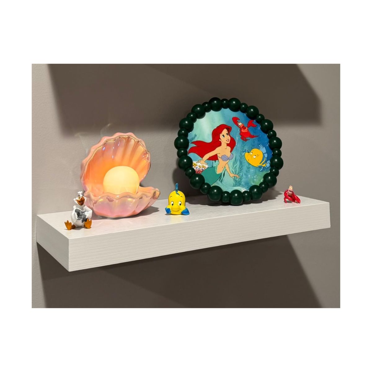 DISNEY CLASICOS - Sebastian Flounder y Scuttle La Sirenita Set x3 miniaturas