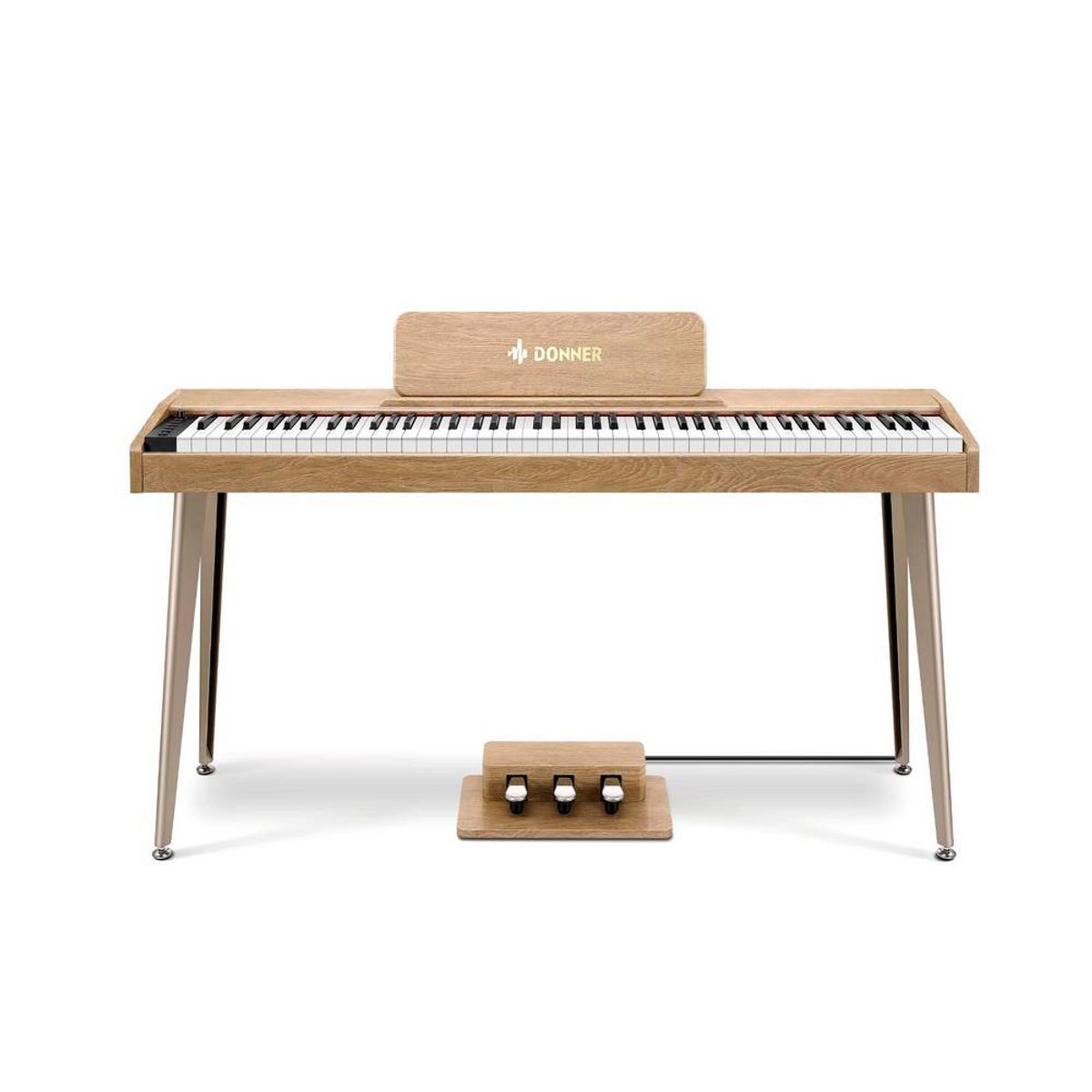 DONNER - Piano Digital Con Mueble 88 Teclas Ddp-60 - Natural