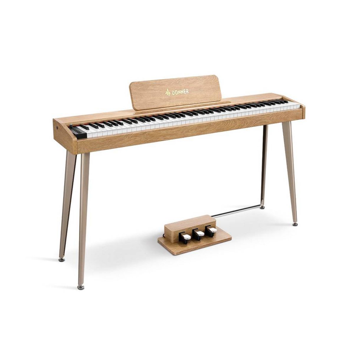DONNER - Piano Digital Con Mueble 88 Teclas Ddp-60 - Natural