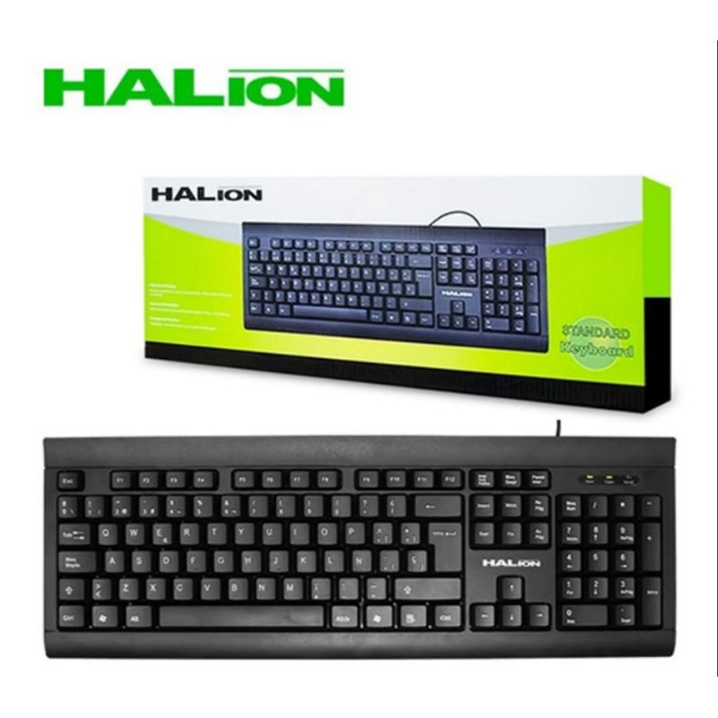 HALION - Teclado STANDARD HA-K704 USB HALION