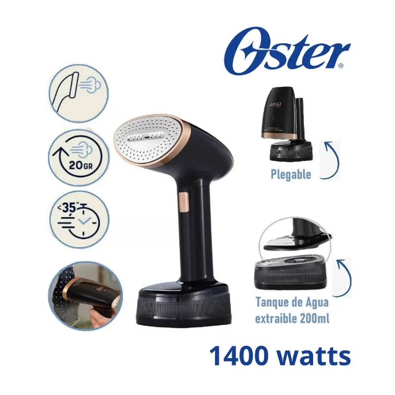 OSTER - Vaporizador de mano plegable negro y cobre GCSTFS-300-053