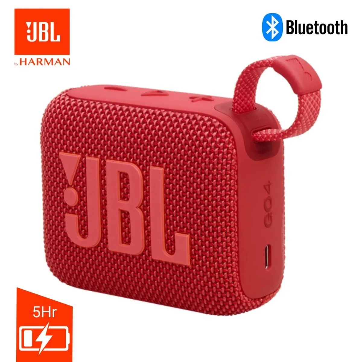 JBL - PARLANTE JBL BLUETOOTH ESTEREO  GO4 - ROJO