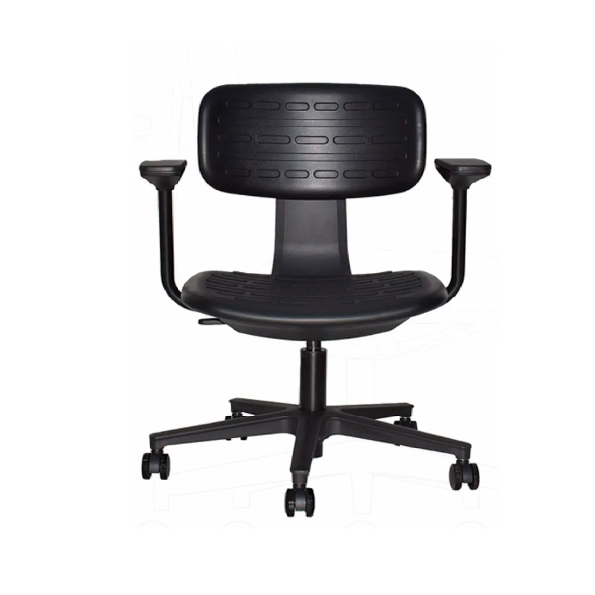 OFIDEAS - Silla De Laboratorio Kan Multifuncional Negro Cb Ofideas